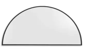 accent mirror denlow in black by ashley