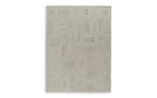 Large Rug Brickburgh Gray/Ivory/HoneyR406901 ASHLEY FURNITURE