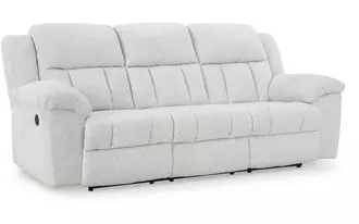 reclining sofa frohn in snow by ashley