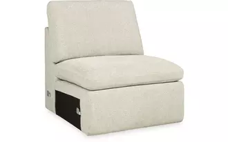 Ashley hartsdale armless chair in linen