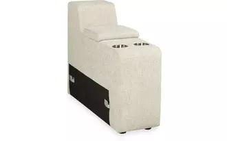 Ashley hartsdale console with storage in linen