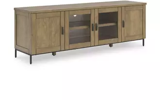 extra large tv stand torlanta in brown by ashley