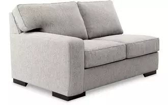 Ashley ashlor nuvella® laf loveseat in slate