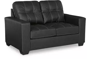 loveseat barlin mills in carbon by ashley