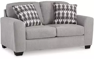 loveseat avenal park in flannel by ashley