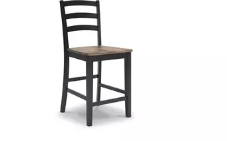 barstool (2/cn) wildenauer in brown/black by ashley
