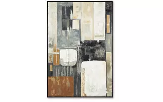 wall art howford in brown/black/gray by ashley