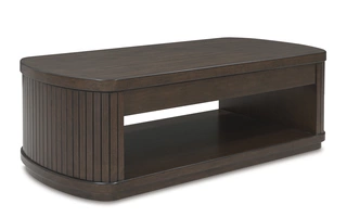 LIFT TOP COCKTAIL TABLE Korestone Dark BrownT679-9 ASHLEY