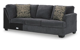 RAF SOFA W/CORNER WEDGE Ambrielle Gunmetal1190249 ASHLEY