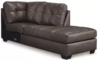 Ashley barlin mills raf corner chaise in umber