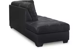Ashley barlin mills laf corner chaise in carbon