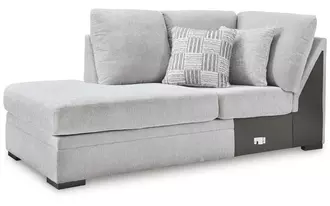 Ashley gabyleigh laf corner chaise in nickel