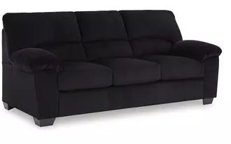 sofa simplejoy in onyx by ashley