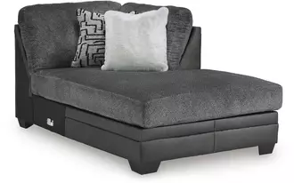 Ashley brixley pier raf corner chaise in graphite