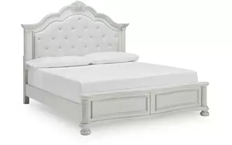 Ashley montelaine queen/king panel rails in antique white