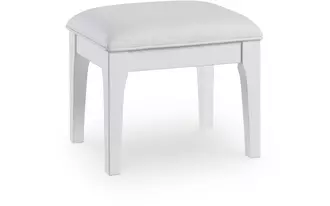Ashley chalanna vanity stool in white