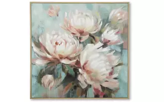 wall art parryville in aqua/pink by ashley