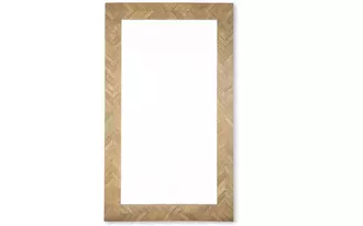 floor mirror waylane in brown by ashley