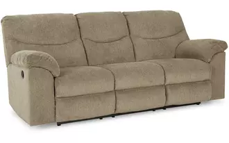 reclining sofa alphons in briar by ashley