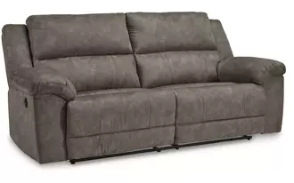 2 seat reclining sofa laresview in fossil by ashley