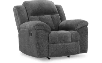 rocker recliner frohn in graphite by ashley