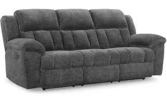 reclining sofa frohn in graphite by ashley