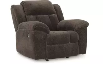 rocker recliner frohn in chocolate by ashley