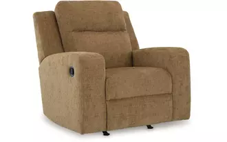 rocker recliner kanlow in honey by ashley