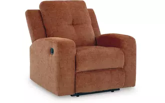 zero wall recliner danum in spice by ashley