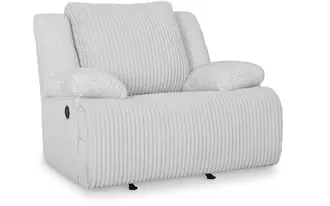 rocker recliner top tier in alloy by ashley