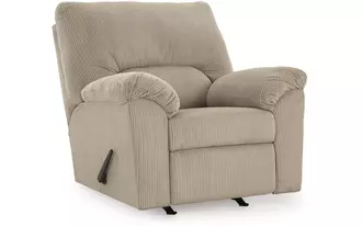 rocker recliner simplejoy in sand by ashley