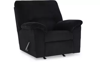 rocker recliner simplejoy in onyx by ashley