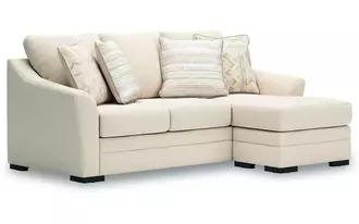 sofa chaise lango in jute by ashley