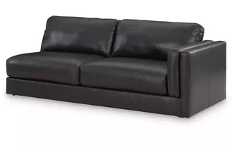 Ashley amiata raf sofa in onyx