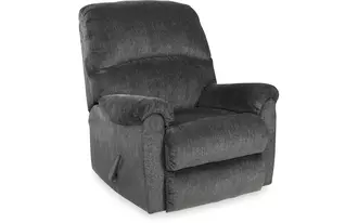 rocker recliner ballinasloe in smoke by ashley