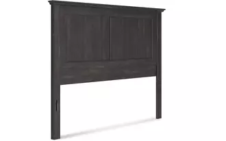 king panel headboard gardanza black