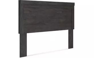 king panel headboard brinxton charcoal