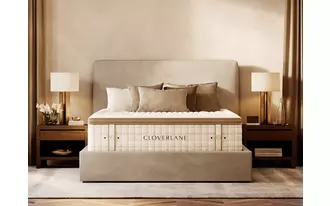 twin mattress cloverlane hybrid medium in white by ashley