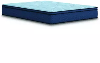 california king mattress peak 2.0 12 hybrid light blue