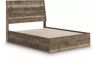Ashley chirason queen panel footboard in brown