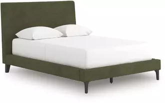 Ashley chirason full uph bed w/roll slats in brown