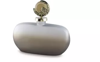 jar acario taupe/gold finish