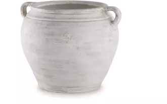vase meadie distressed white