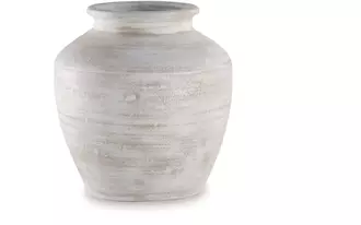 vase meadie distressed white