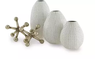 accessory set (5/cn) azerton white/gold finish