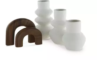 accessory set (5/cn) carterworth white/brown