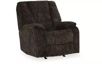 rocker recliner soundwave in chocolate by ashley