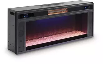 fireplace insert entertainment accessories black