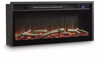 fireplace insert entertainment accessories black