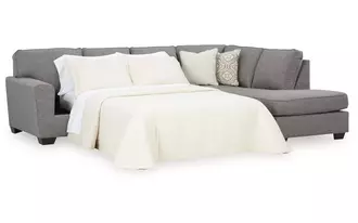 laf queen sofa sleeper reydell charcoal